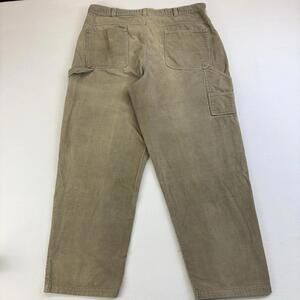 Y2K Adolfo Corduroy Carpenter Pants Size 38 Tan Khaki (37.5x28.75 in.)